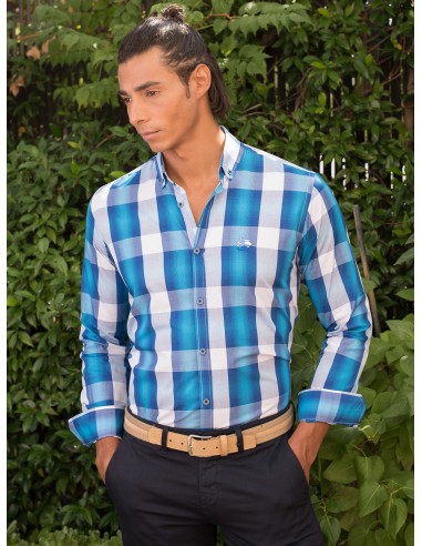 CAMISA CUADROS AZUL