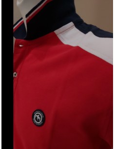POLO ROJO CUELLO MARINO 2